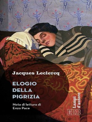 cover image of Elogio della pigrizia